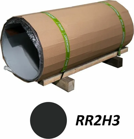 Отмотка 1,25 м GreenCoat PURAL BT RR2H3 — Антрацитовый серый